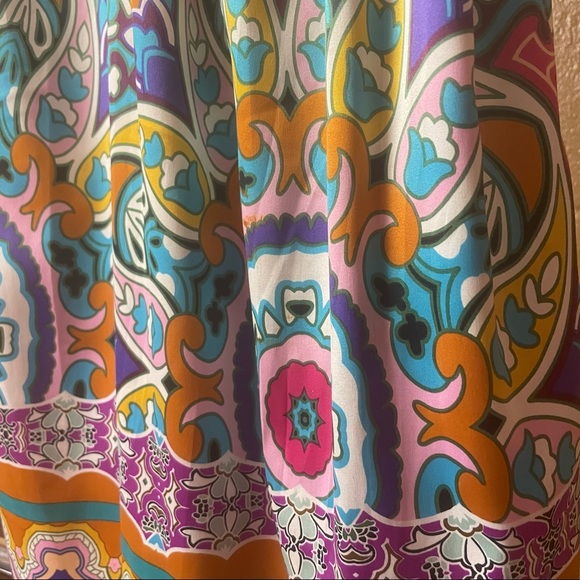 Boho Hippie - Fully Lined Paisley - Size 14 Dress - Picture 14 of 16